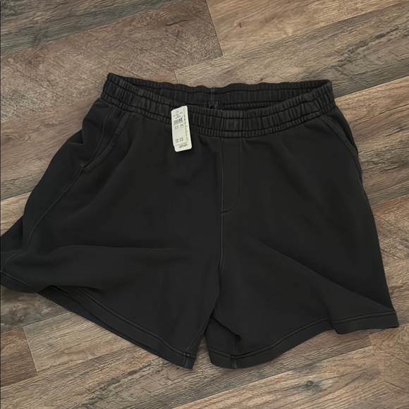 aerie Pants - Aerie Charcoal Athletic Shorts with Elastic Waistband